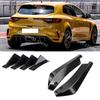 Pentru Renault Megane 2 3 4 RS 200 300 / Clio mk 3 4 5 Capac Splitter Bara Spate + Autocolant Shark Fin Difuzor Accesorii Auto