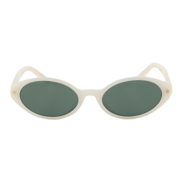 Dior Letter Design Oval Sunglasses Unisex sunglasses White DPFCR1IXR_95I0