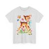 Vintage Cute Baby Deer Reproduction Tshirt