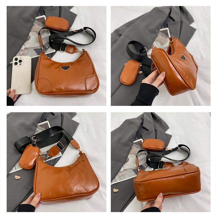 Женские однотонные квадратные сумки через плечо на молнии для отдыха из искусственной — фото 11