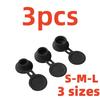 3pcs Inverted leak proof bottle cap, bathroom shower gel, shampoo leak proof sealed bottle cap