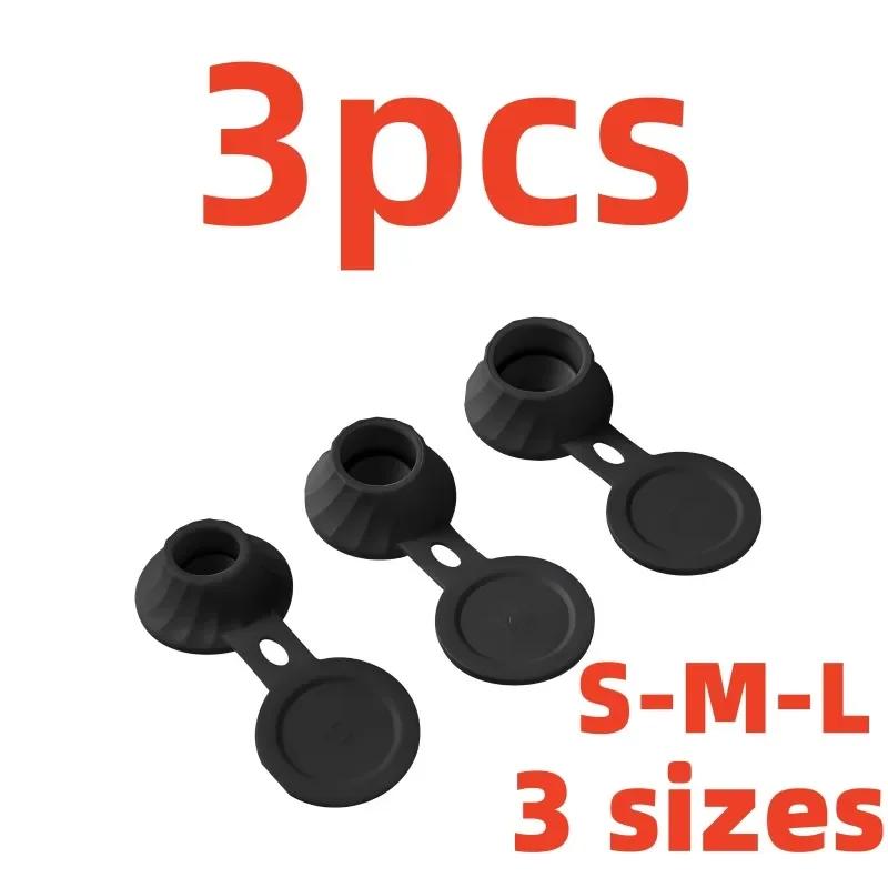 3pcs Inverted leak proof bottle cap, bathroom shower gel, shampoo leak proof sealed bottle cap
