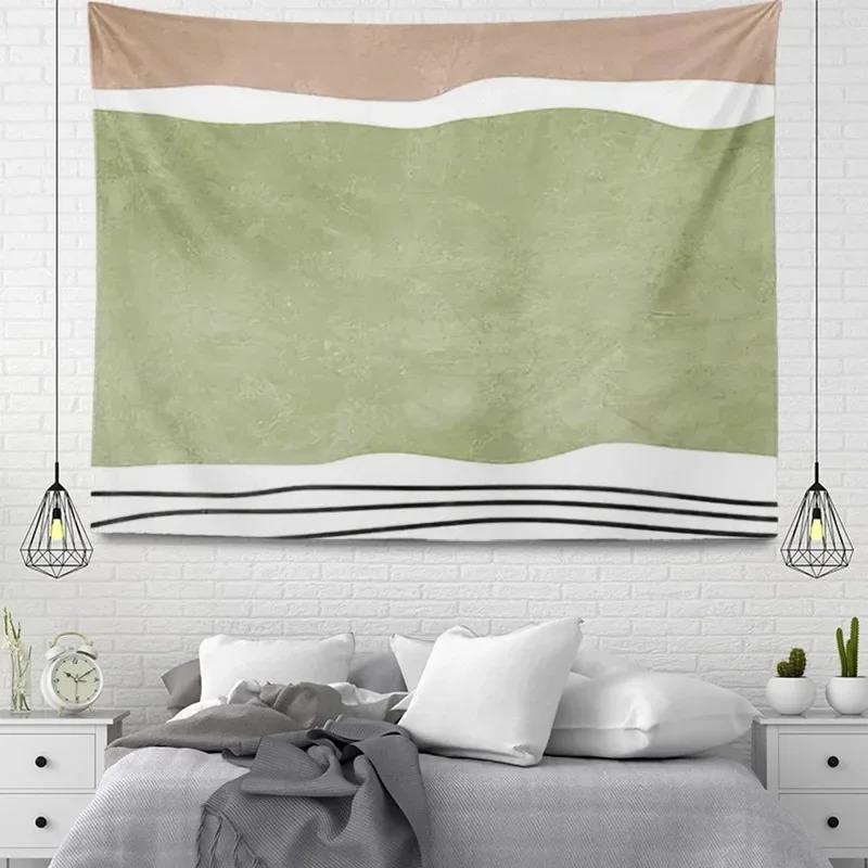 Simple Line Plant Wall Decor Tapestry Home Living Room Tapestry