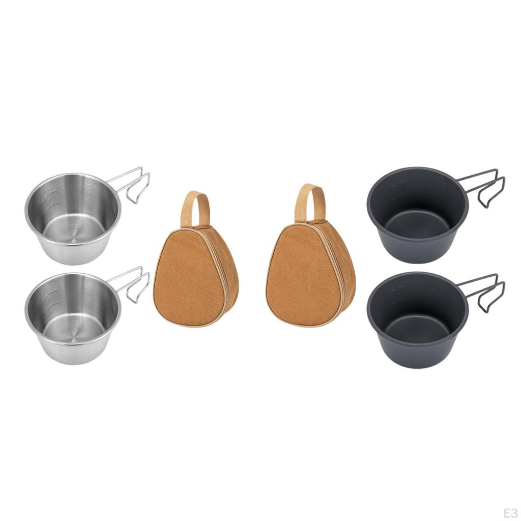 300ml Camping Miska Mieszanie Kubek Gotowanie Łatwe Przenoszenie Praktyczne Naczynia Ze Stali Nierdzewnej Do Grillowania