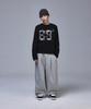 SCALLYWAG Crop Vintage Diamond Long Sleeve [Black]