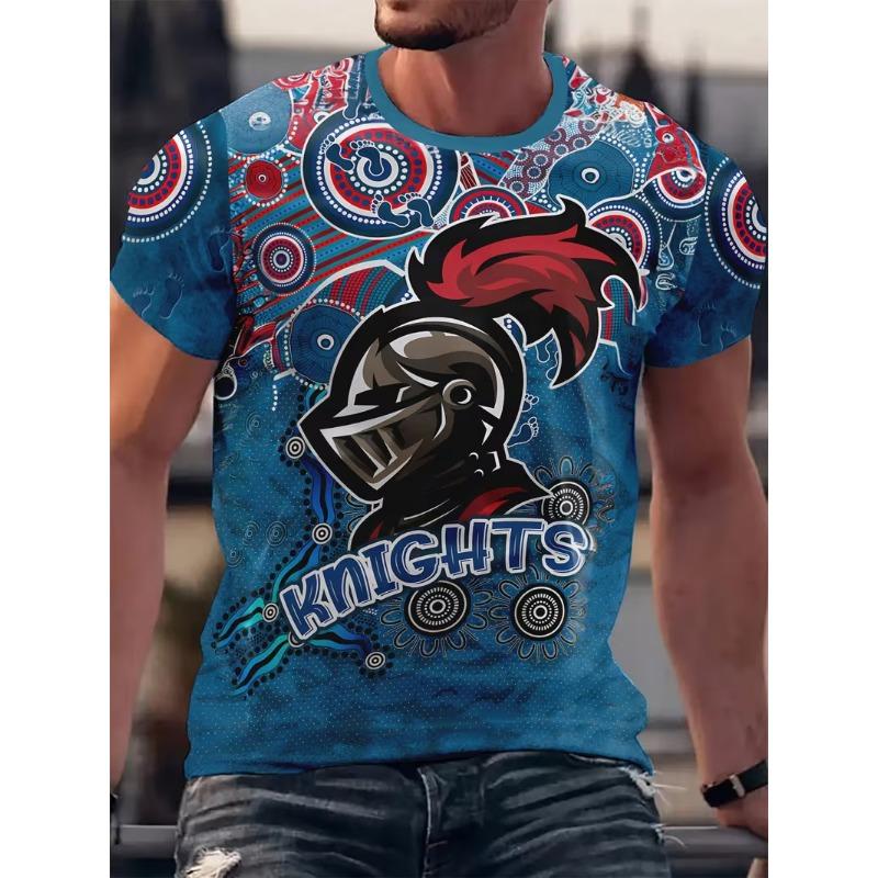 Men's Casual Sports 3D Printed T-shirt