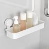 Yousheng Wall Mounted Suction Cup Storage Rack Strong Load-bearing Easy To Install Bathroom Caddy Soap Makeup Storage Shelf