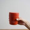 Tiger Vacuum Insulated Soup Jar, 250ml, for Lunch Boxes, Wide Mouth, Round Bottom, Chili Red, MCL-B025-RC