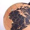 Korkträ Roterande Globkartor Hemkontorsdekoration Världskarta Geografikarta Glober