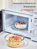 ZISIZ Round Glass Food Container