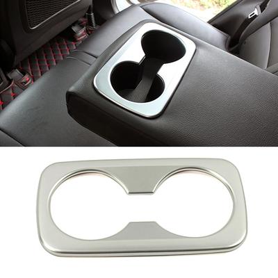 Pour Kia Sportage QL 2015-2019 Voiture Intérieur Siège Arrière Porte-Gobelet Couverture Cadre Panneau Garniture ABS Autocollant Accessoires
