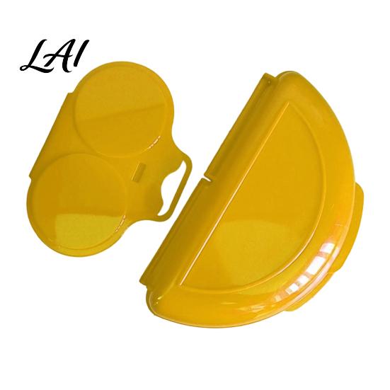 Kitchen Gadgets for Breakfast 2Pcs/Set Egg Poacher Omelet Pan Plastic Non-Stick Microwave Cooker Maker Easy Quick Cooking Clean