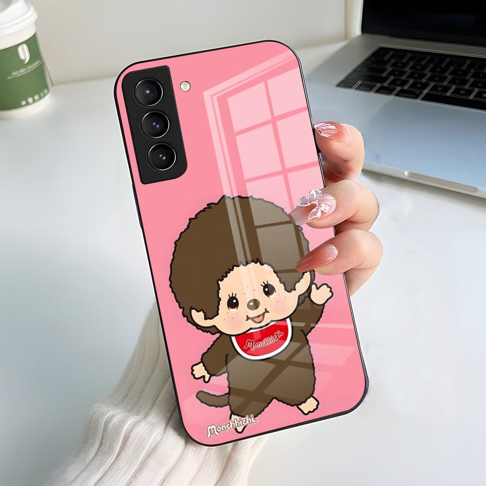 M-M-Monchhichis Anime Phone Case For Samsung A56 A36 A26 A16 A15 A25 A35 A55 A14 A34 A24 A54 Glass Case