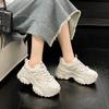 Augustine Platform Dad Shoes Girl 2025 Autumn New Platform Internet Celebrity Fried Street Design Student Sports Shoes