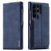 Flip Case for Samsung Galaxy S23 Ultra, ERBORD Retro, Blue