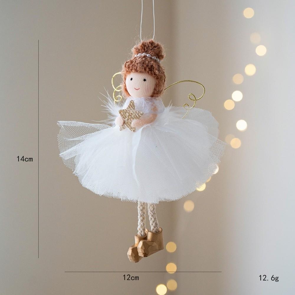 Gauze Skirt Christmas Tree Pendant Hanging Angel Girl Pendant Party Decoration