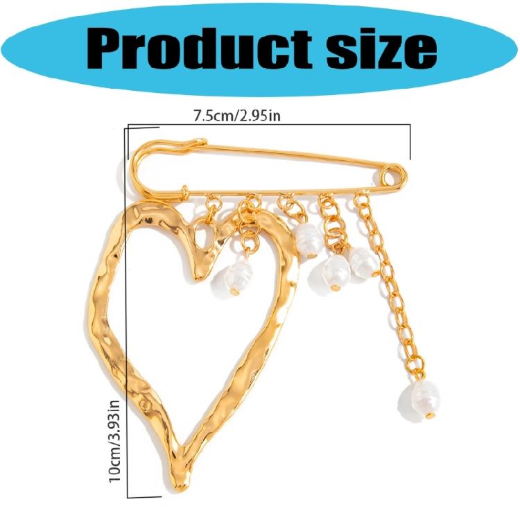 Dateless Heart Anstecknadel für Damen Herren Zarter Schmuck Geschenk für Weihnachten Verlobung Freundschaft Andenken