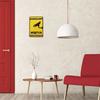 Russian Humorous Security Sign - Tinplate Weatherproof No Trespass Notice, 24-Hour Camera Graphics, Wall-Mounted Indoor/Outdoor