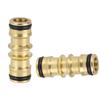2 Way Hose Connector Extension Garden Joiner Quick Joint