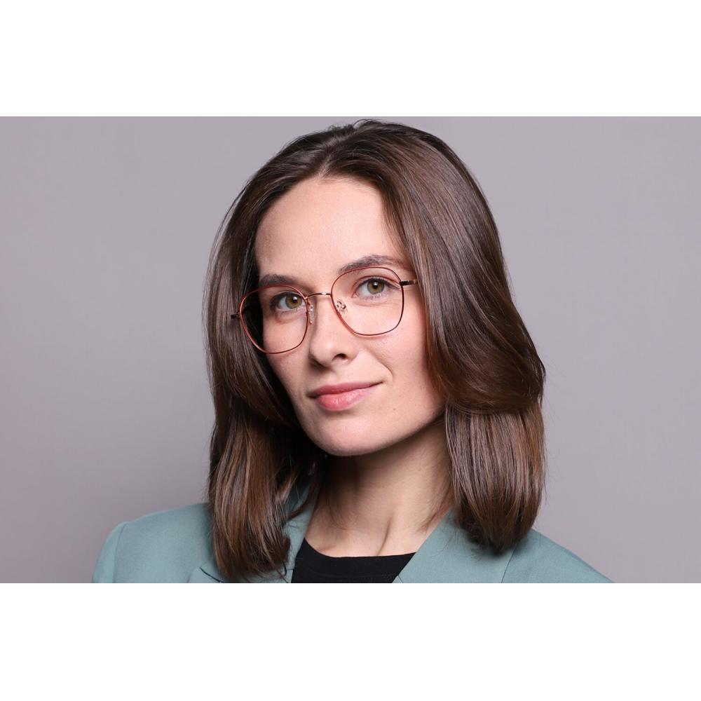 Full Rim Oval Red Rose Gold Smartbuy Collection Bartosz L117a Fashion Unisex Eyeglasses