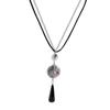 New Chinese Retro Zen Tassel Necklace for Women - Trendy Autumn/Winter High-Grade Sweater Chain