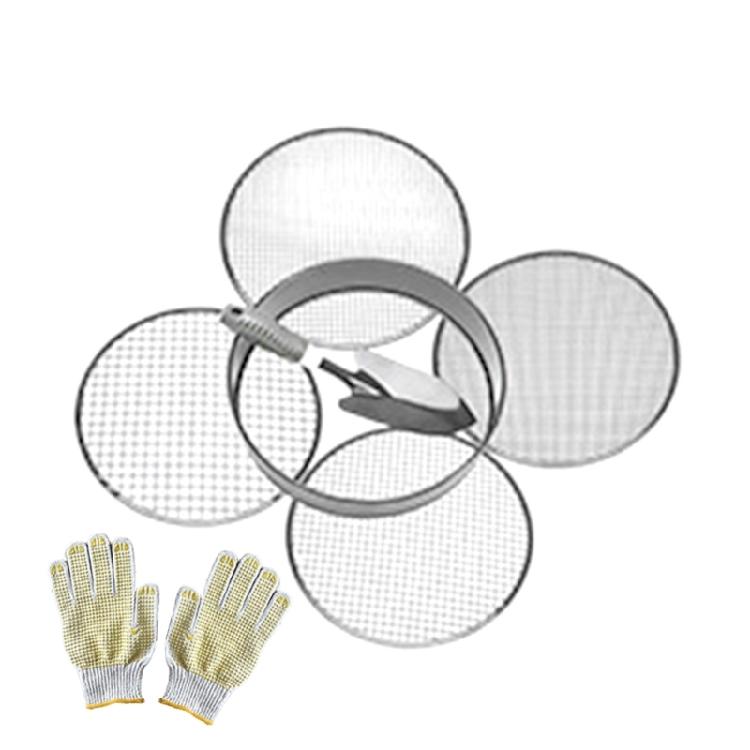 

Detachable Meshing Screen Soil Sifter Soil Sifter Stainless Steel Riddle Sieve Set For Home Garden Planting Project 1
