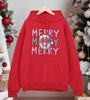 Merry Christmas Santa Claus Printed Men Hoodies Fleece Autumn Hoody Casual Oversized Sportswear Pocket Comfortable Pullovers