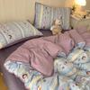 2026 New Cartoon Style Puffy Cotton Embroidery Bedding Set