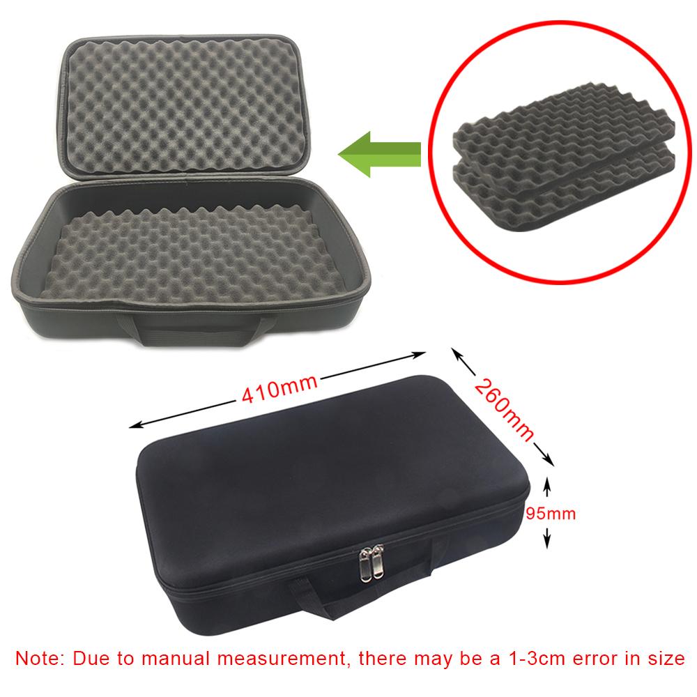 Eva Storage Bag Tool Case Waterproof Oxford Cloth Zipper Bag Shockproof Sponge Box Fishing Gear Organizer Carring Pouch Camera