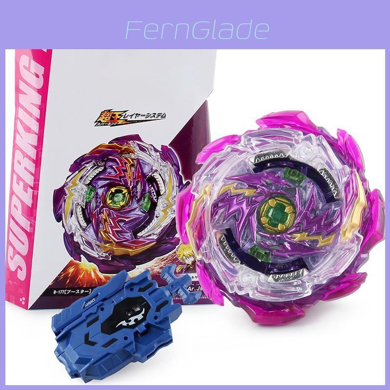 Premium Alloy B-177d Battle Spinning Top Toy Set With Dual Launcher For Endless Fun