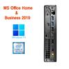 Lenovo Mini PC M720Q Core Win11 Pro MS Office 2019 wajun WIFI Bluetooth HDMI 8GB 256GB SSD [Refurbished] / i3-8100T / / H&B / / / / /