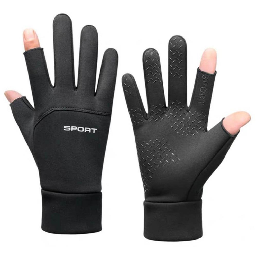 Handschuhe Herbst und Winter warm Outdoor Fleece Ski winddicht Touchscreen