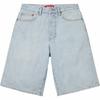 Supreme Short Jeans Largo (26SS) Índigo Lavado Claro