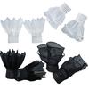 1Pair New Nail Art Tulle Photo Glove Fake Pleated Cuff Manicure Photography Props Nail Tips Display Sleeve Fashion Accessories
