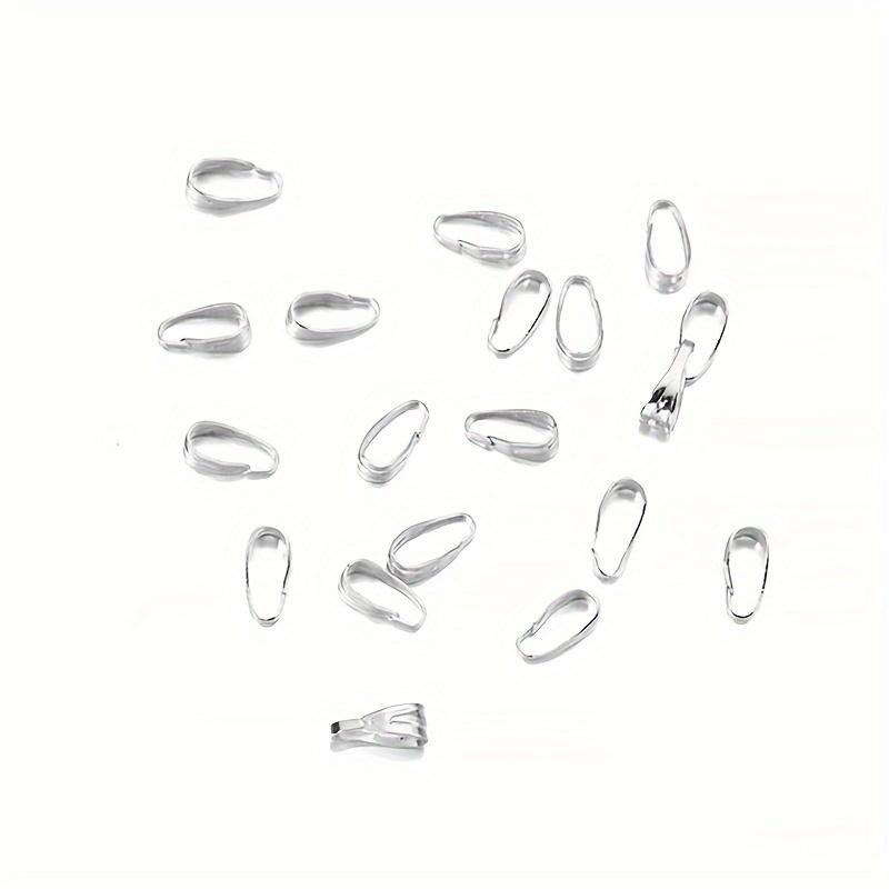 

100 шт./уп. 7/8 мм Подвеска Пряжка Золотистый Зажим для Подвески Соединительные Элементы Для Изготовления Бижутерии Своими Руками Фурнитура Аксессуары для Подвески Ожерелья 8mm