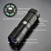 Super Bright Led Double Head Flashlight Waterproof Rechargeable Zoomable Torch Work Light Spotlight Floodling Lantern