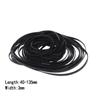 200PCS Square Cassette Tape Machine Belt Rubber Belts 3mm Width for Recorder  DVDs Drive Turntables