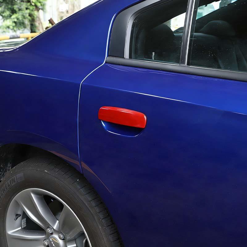 ABS Door Handle Decoration Cover Sticker Fit For Dodge Charger 2010 Up Exterior Accessories