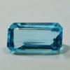 Natural Aquamarine Blue Emerald Cut 6.35 Carat Certified Loose Gemstones