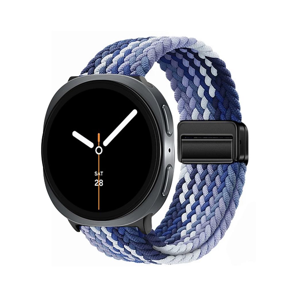 Nylon Braided Solo Loop Strap Suitable for Samsung Galaxy Watch 8 40mm/44mm Magnetic Band For Galaxy Watch 8 Classic Correa