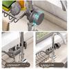 Huxiansen Kitchen Faucet Storage Rack, Dishwashing Sink Rack, Sponge Brush Cloth Storage Rack, Kitchen Utensil Organizer