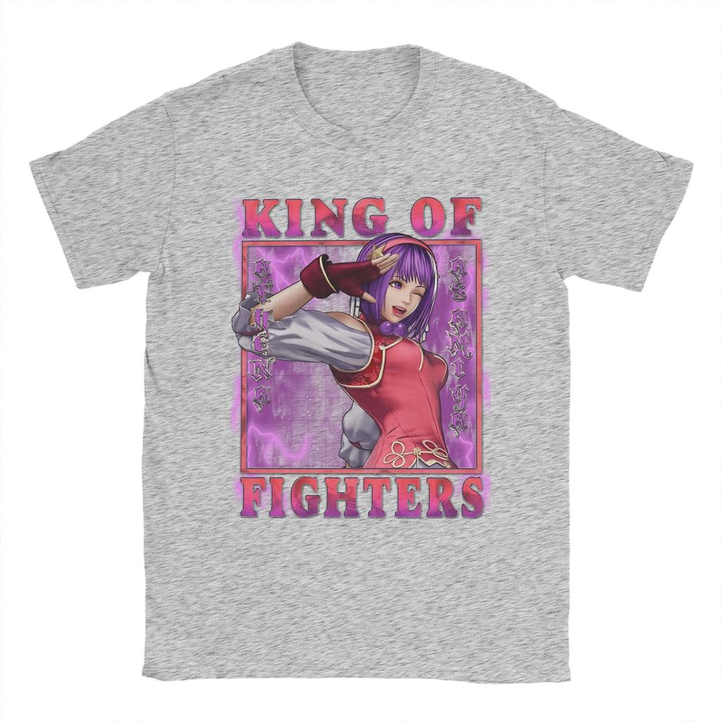 King of Fighters XV Eternal Psychic Idol Athena Asamiya T Shirt Summer Hippie T Shirts Unisex Clothing Short Sleeve Y2K Funny Tops