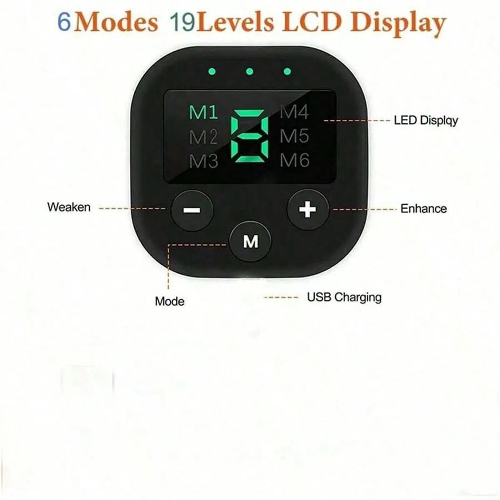 Intelligenter EMS Drahtloser Muskelstimulator Fitness Trainer Bauchmuskeltraining Elektrische Aufkleber Körpermassagegerät