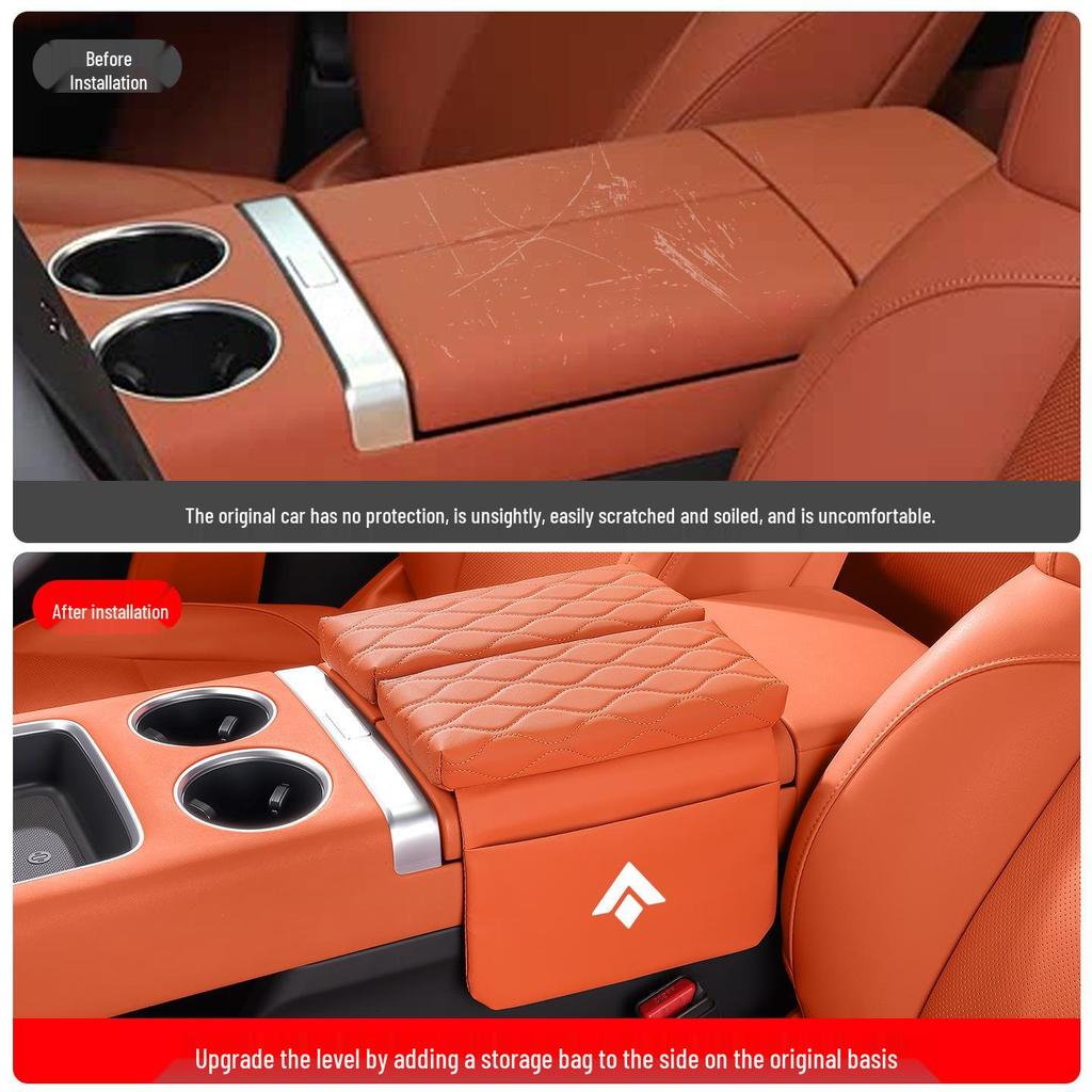 Hao Bo HT GT Console Armrest Heightening Pad & Storage Bag with Double Door Protective Cover
