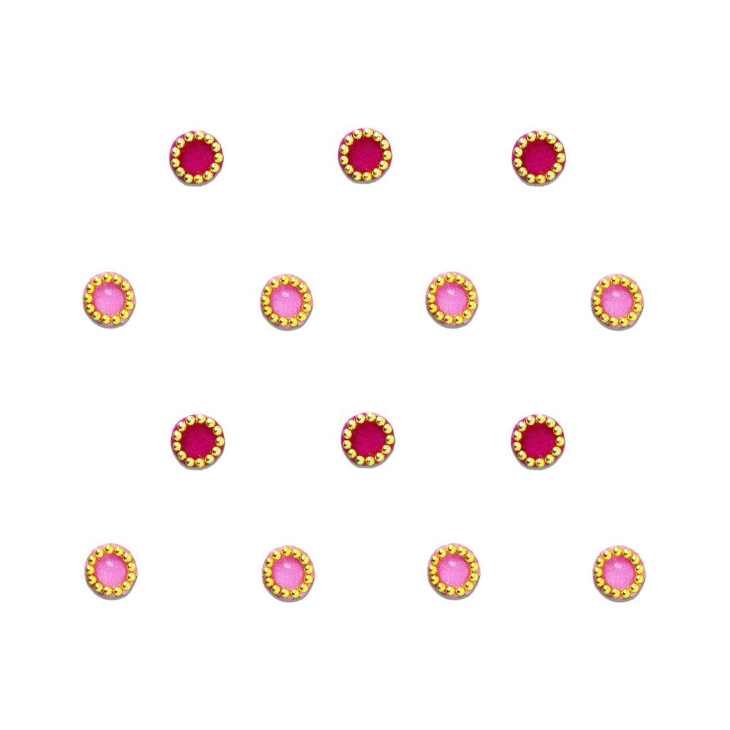 Comet Busters Beautiful Round Handcrafted Bindis (BIN052-1) (4mm, BIN230)