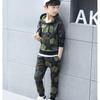 Kinder Kleidung Trainingsanzug Camouflage Kleidung Set Kinder Kostüm Hoodies Teen Jungen Tops Hosen Jungen Outfits
