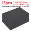 Adhesive EVA Foam Battery Insulator Flame V0 Retardant Anti-collision for 3.2V 280Ah 320Ah 310Ah LiFePo4 Cell Pack 300*200*3mm