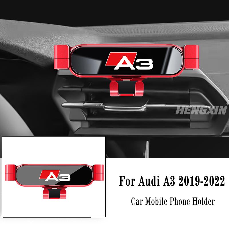 2026 Sıcak Araba Cep Telefonu Tutucu Audi A3 S3 8V 2014-2025 için Havalandırma Montajlı Stand GPS Yerçekimi Navigasyon Braketi Araba Aksesuarları