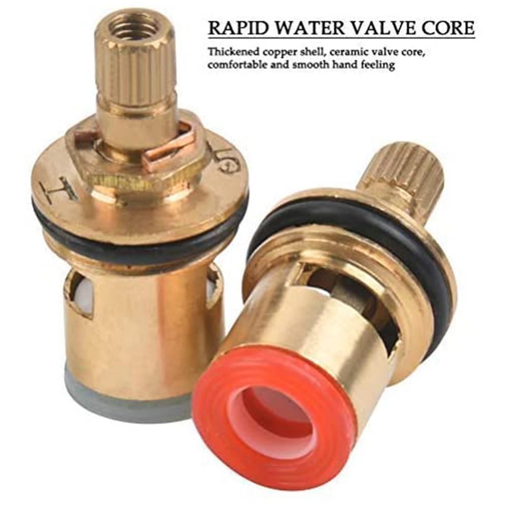 2pcs Copper Valve Faucet Handle Handwheel Replacement
