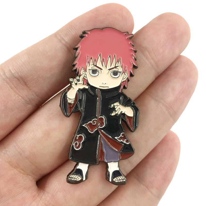 Anime Brosche Naruta Akatsuki Deidara Uchiha Itachi Brosche Cartoon Metall Abzeichen Tasche Dekoration